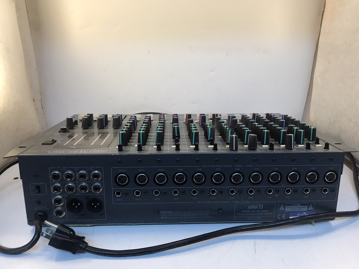 InterM MX-1242A Professional Audio Mixer TESTED | eBay
