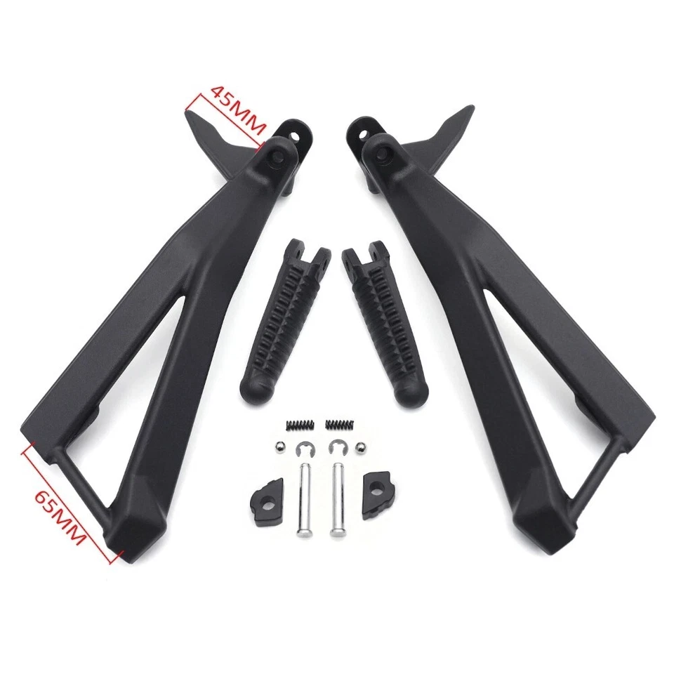 Rear Foot Pegs Pedal Bracket For Ducati 848 EVO 1098 S/R 1198 S/R/SP 2007-2012 - Image 2 of 4