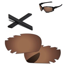 Lenslog Brown Polarized Replacement Lenses For-Oakley Jawbone Vented