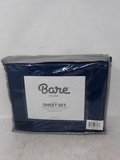 Bare Home Cal King Sheet Set - 1800 Blue