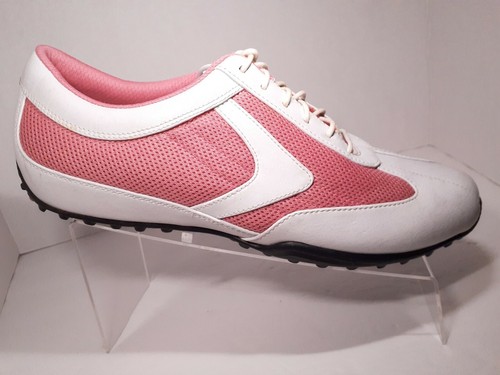 Callaway Women’s Spikeless Golf Shoes Size 8.5 Pink And White - Picture 4 of 12