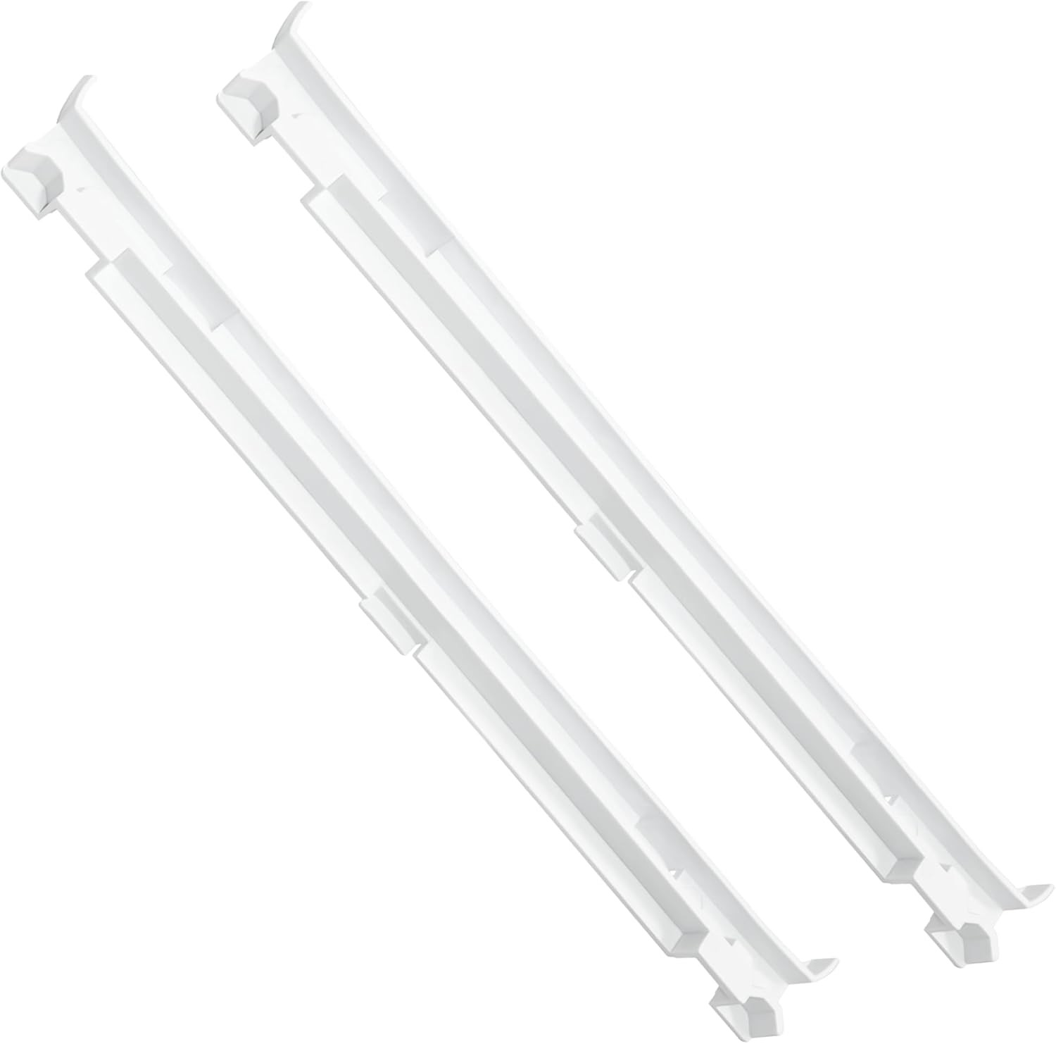 2-Pack 2223320 Track Refrigerator Crisper Drawer Slide Rail Fit for Whirl-Pool R