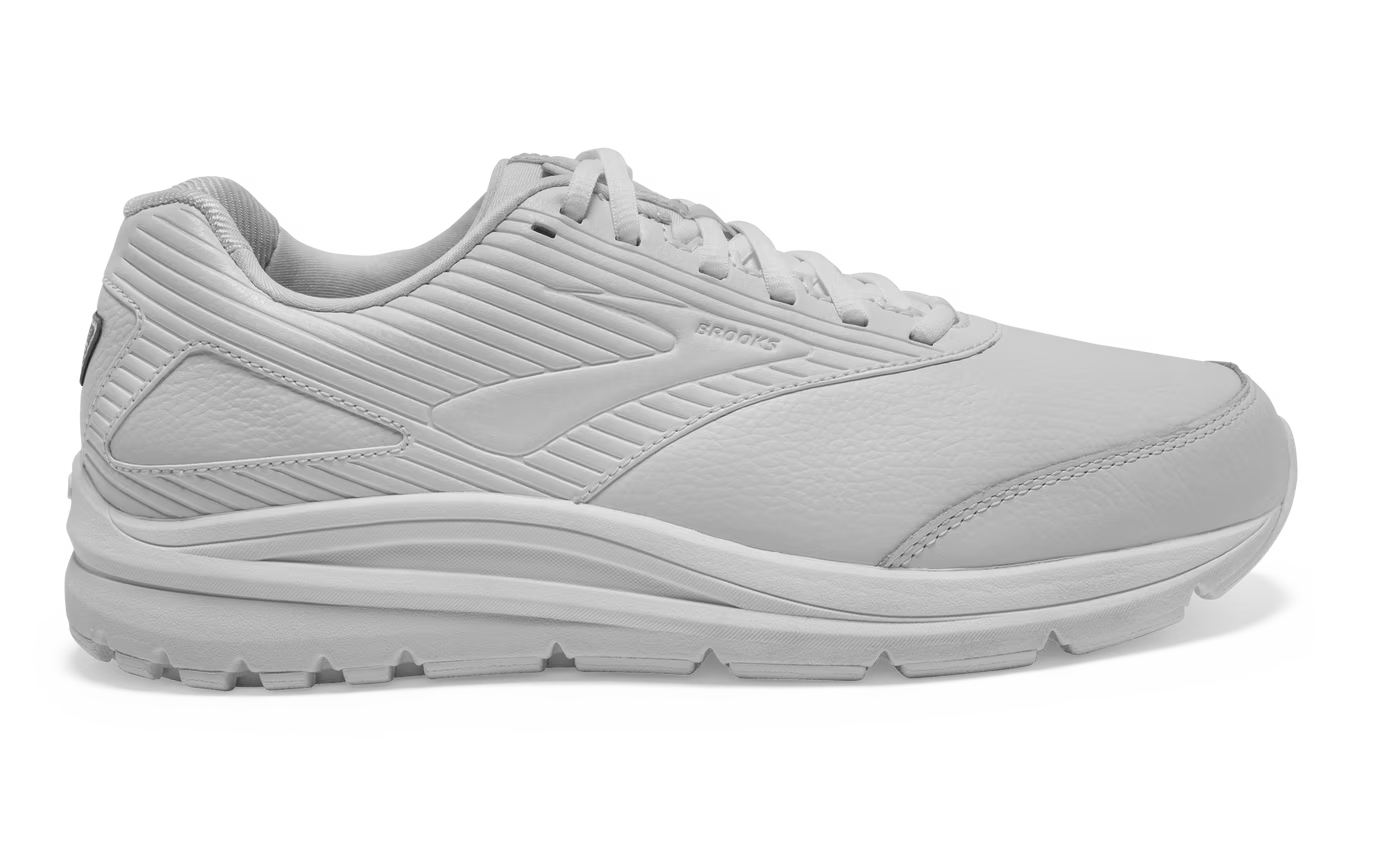 Brooks Addiction Walker 2 Walking Shoes White/White US Men 15.0 Wide EE