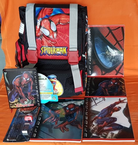 Spider-man - Zaino Estensibile Scuola+ Diario + Stationary +  4 Quadernoni - Bild 1 von 24