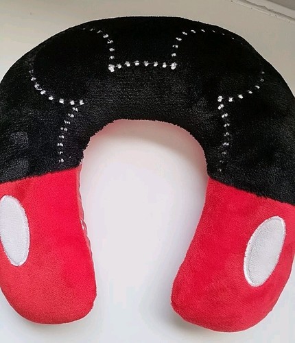 Disney Baby Mickey Mouse Neck Roll Pals Pillow Car Comfort Travel Unisex - Picture 2 of 5