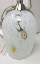 White Frosted Glass Light Pendant Fixture