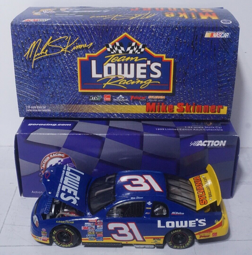 1999 Action Mike Skinner #31 Lowe's 1:24 Nascar Diecast Model