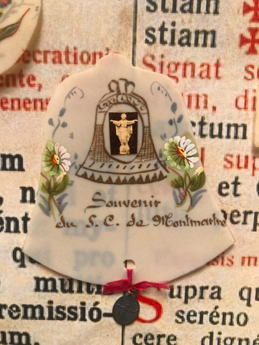 LOT RELICS Basilica Sacred Heart Montmartre : Martyr relics contact - St. Denis - Picture 5 of 14