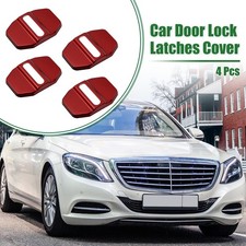 4Pcs Car Door Latch Lock Cover Protector for Mercedes-Benz for AMG GLC Red