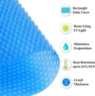 20x40ft 300μm 14mil Solar Pool Covers for Inground above-Ground Swimming Pool