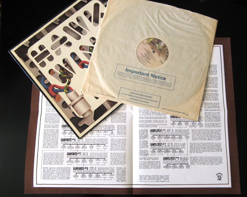 HAWKWIND - P.X.R.5 Original 1979 LP Charisma UK with Repro FAMILY TREE POSTER - Foto 3 di 7
