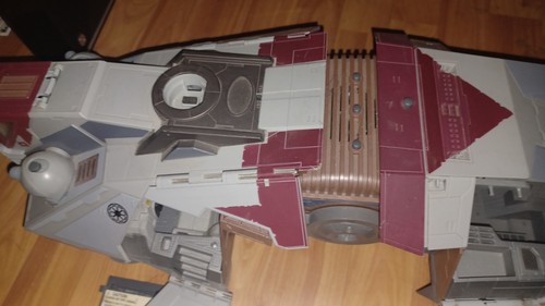 2008 FUNZIONANTE Star Wars Clone Wars AT-TE WALKER - NON COMPLETO - Foto 6 di 13