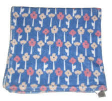 Baby Starters Pink Blue Flowers Floral Blanket 2023 Security 30x34"
