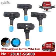 4PCS SENSORE PRESSIONE PNEUMATICI TPMS 315MHz PER 08-17 SUBARU FORESTER LEGACY OUTBACK