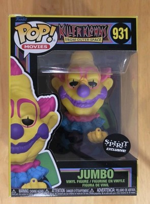 Funko Pop! Killer Klowns from Outer Space Blacklight Jumbo Spirit Exclusive #931