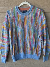 Vintage Limnos 3D Knit Cotton Sweater Size Small Made In Australia