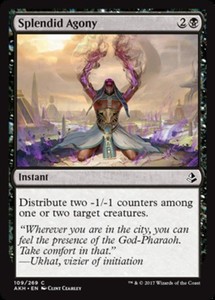 Splendid Agony 109 Common Amonkhet Magic: The Gathering