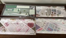 Mixed Lot of 4 Creative Memories Great Lengths Embellishment Sticker Packs