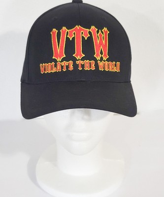VTW Violate The World FlexFit Hat Size L/XL Black Embroidered Cap Unisex