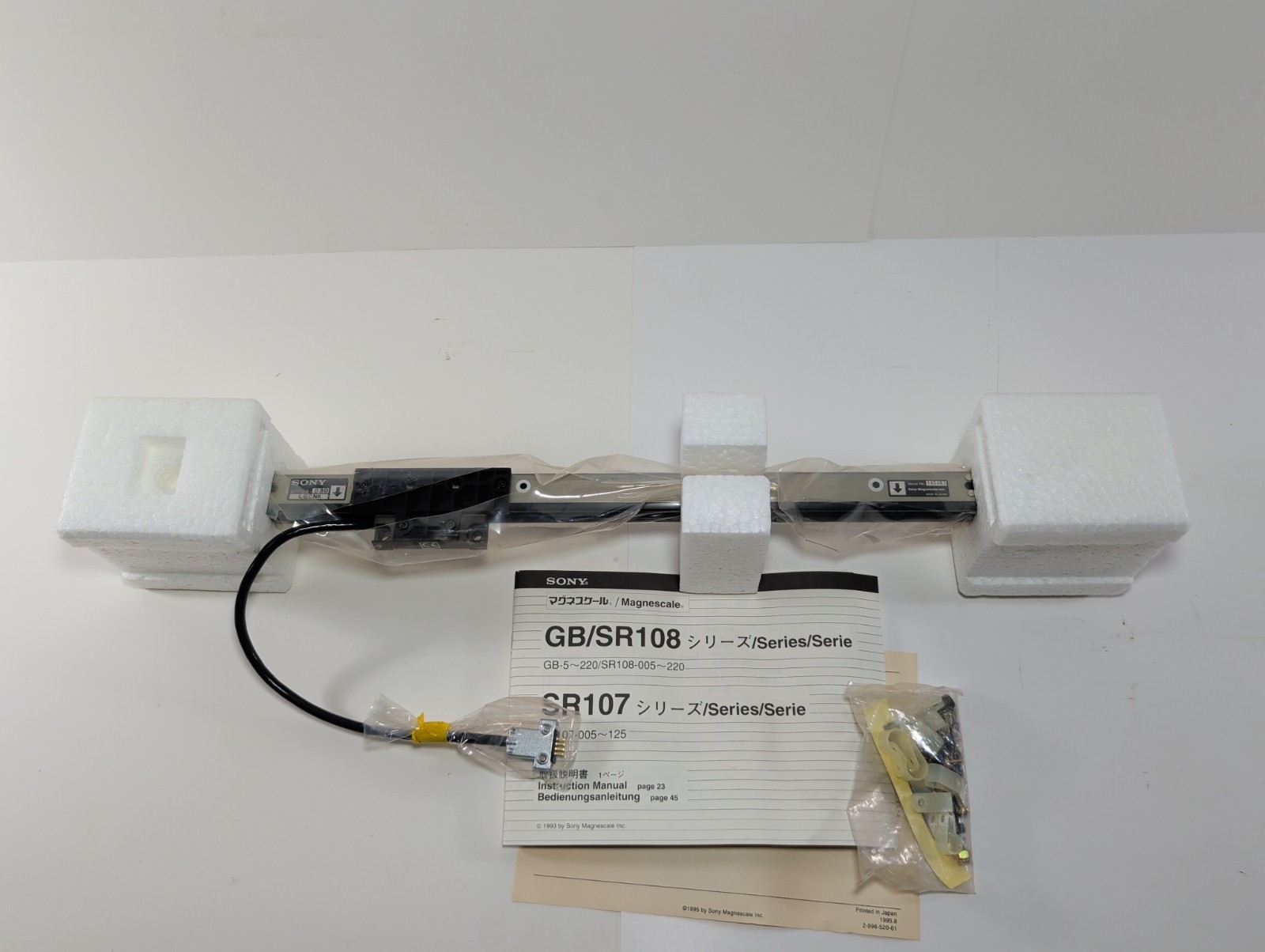 Sony Magnescale SR108-030 LGCNK Magnetic Linear Scale Encoder 300mm 11.8"