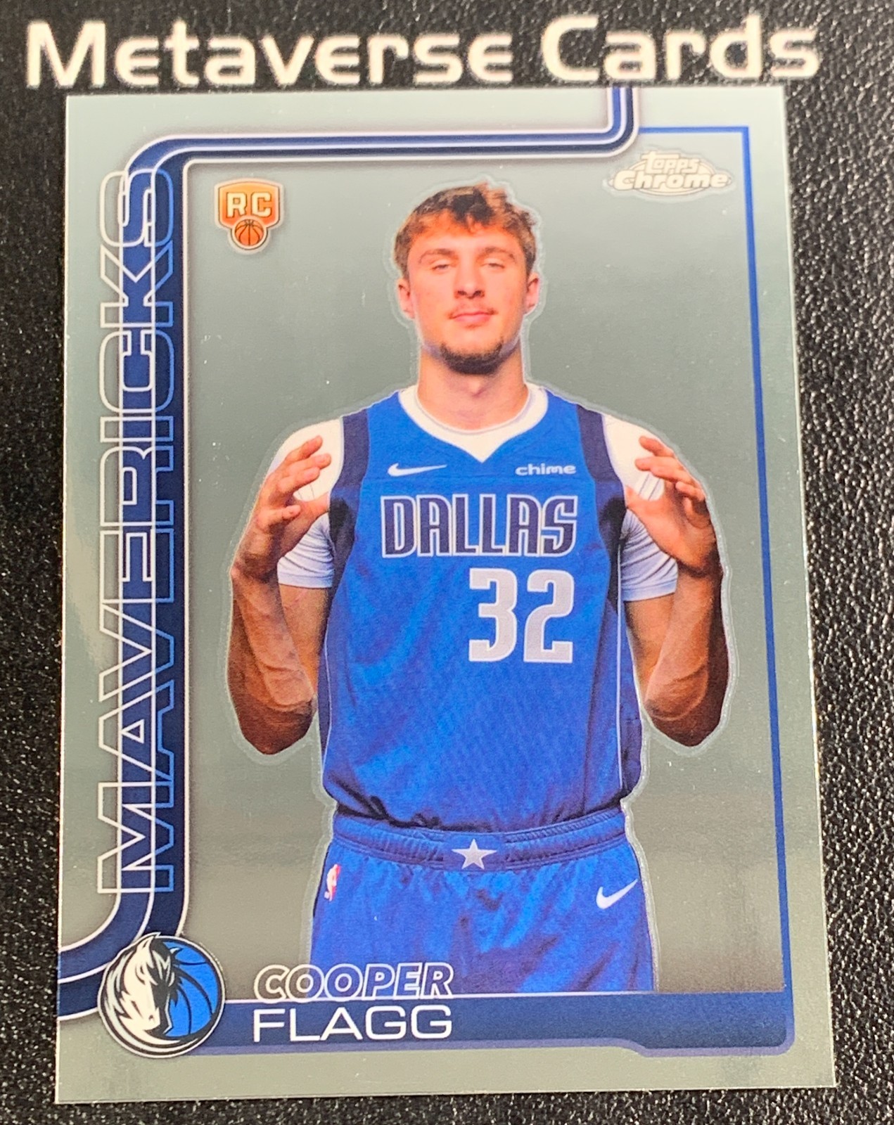 2025-26 Topps Chrome #251 Cooper Flagg Image Variation Rookie RC SP Mavericks