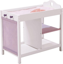 Lettino E Fasciatoio per Bambole Tutto in Uno, Serie "Fienchen", Accessori in Te