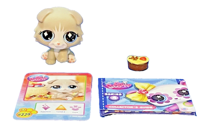 Littlest Pet Shop LPS G7 Scottish Fold Grey Cat #229 Series 4