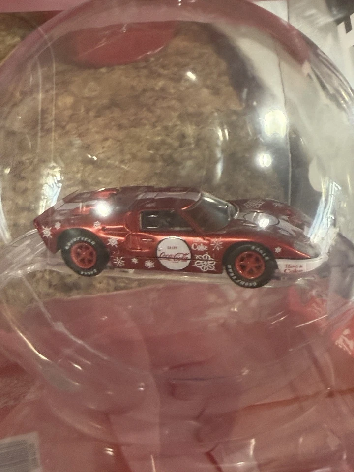 M2 Machine Coca-Cola 2025 Holiday Ornament 1966 Ford GT40 MKII - Image 3 of 4