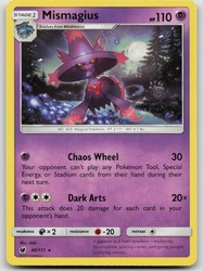 Mismagius 40/111 Rare Crimson Invasion Pokémon TCG