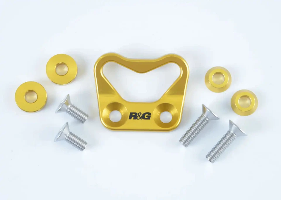 R&G BELT ATTACHMENT PLATE FOR DUCATI 1299 PANIGALE 2015 > 2017 SINGLE GOLD - Image 3 of 4