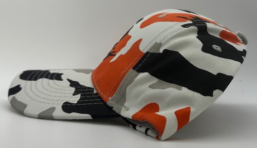 Gorra de béisbol Team NAPA Auto Racing camuflada gris/naranja correa ajustable talla única - Imagen 3 de 4