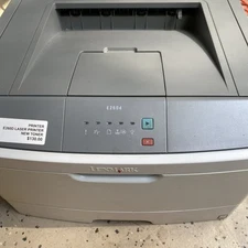 Lexmark E260d Workgroup Laser Printer TESTED AND FUNCTIONAL 
