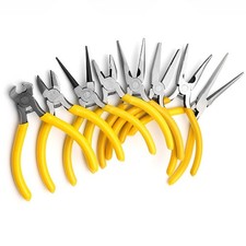 5 Inch Pliers for Jewelry Making Needlenose and Flat Nose Wire Work Tools