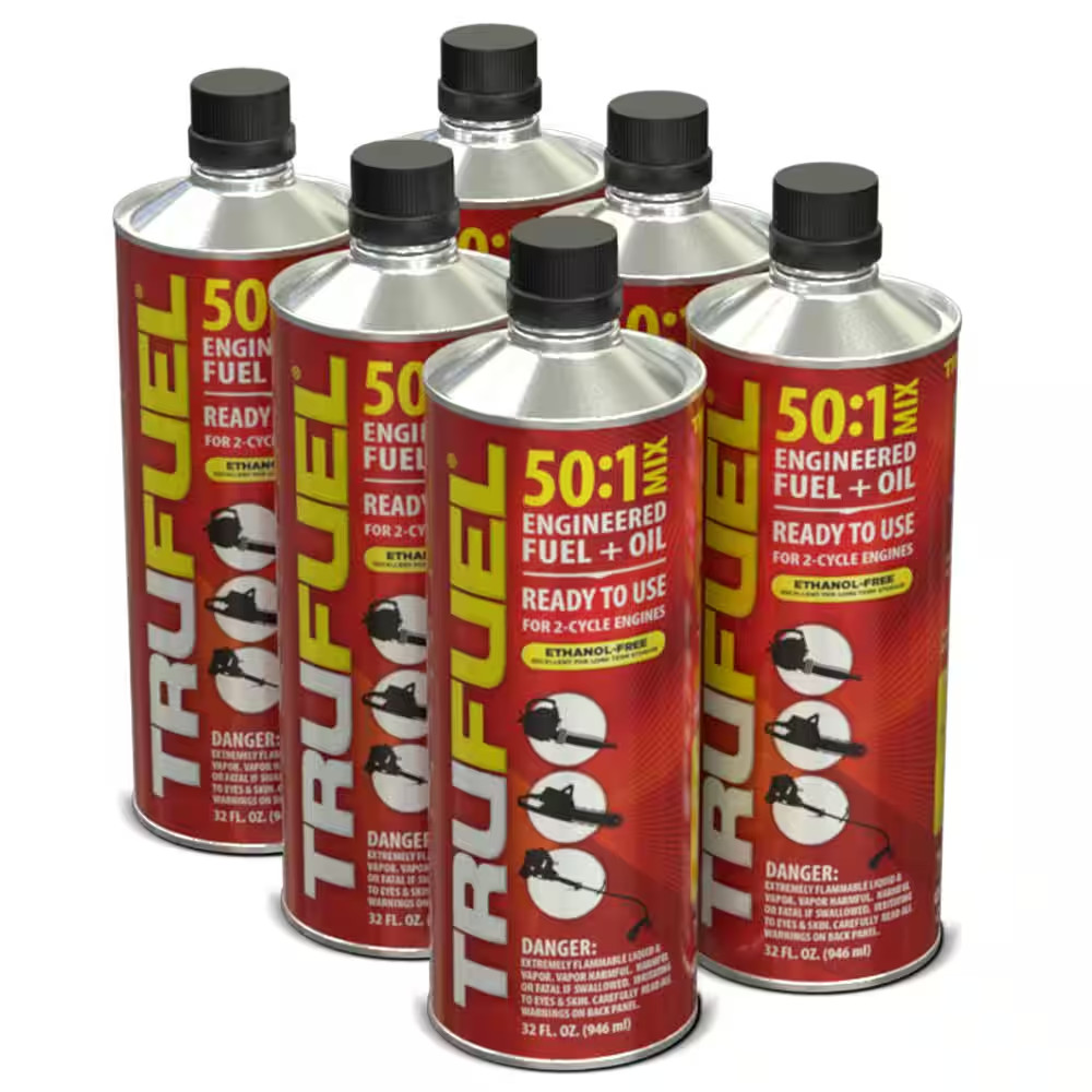2-Cycle 50:1 Pre-Mixed Fuel and Oil 32 Oz. (6-Pack)