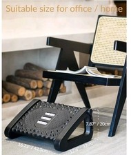 Adjustable Foot Rest - Massage Platform - Under Desk for Office Use or Home