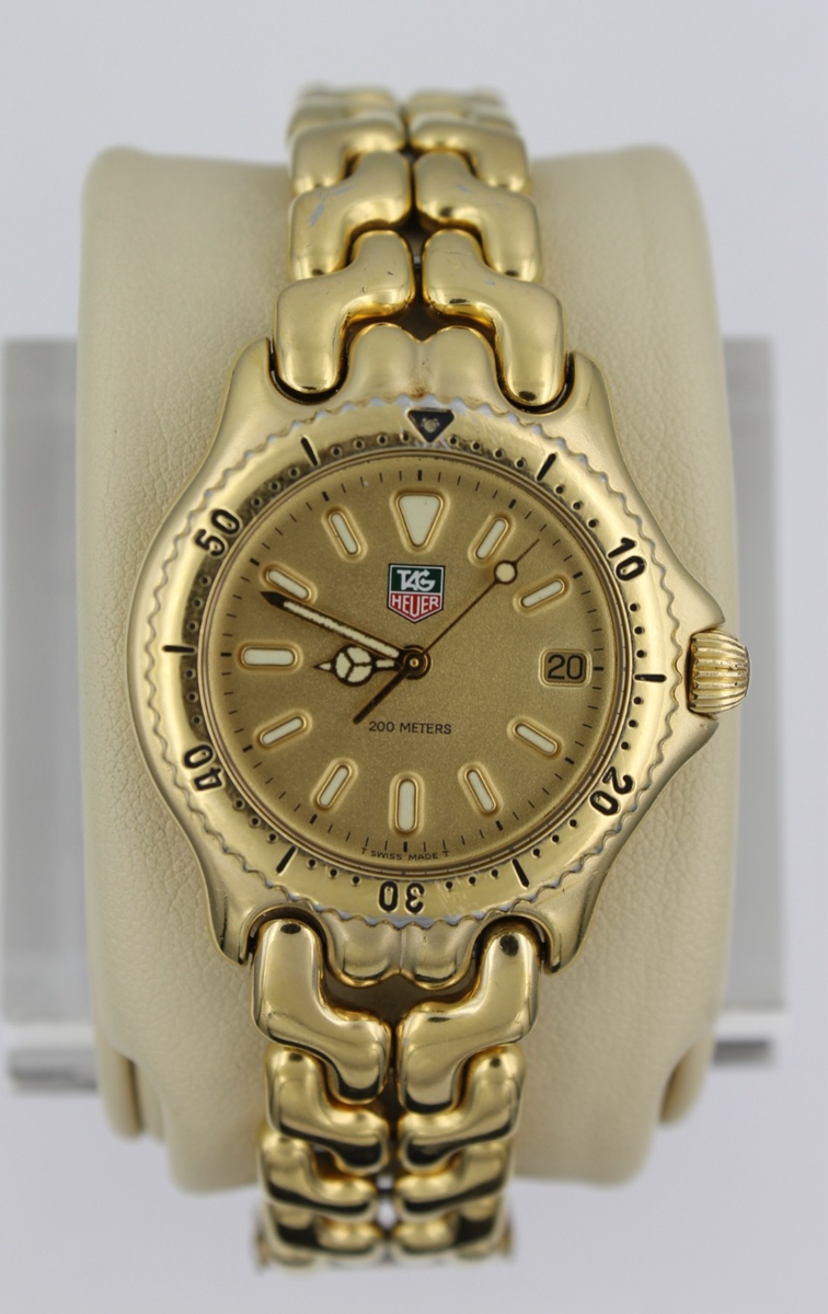 PARTS REPAIR Tag Heuer Midsize SEL Quartz Watch Gold