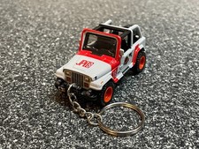Portachiavi Jurassic Park Movie Jeep Wrangler Hot Wheels Matchbox #18