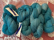 NEW LOT OF 4 MALABRIGO WORSTED MERINO WOOL IN...