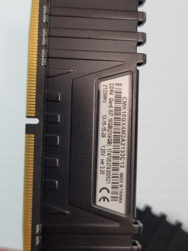 Corsair Vengeance LPX DDR4 Gen6 I5/7 16GB(2x8GB) CMK16GX4M2A2133C13 - Tested - Picture 7 of 10