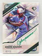 2025 Topps Diamond Icons Andre Dawson White PolychromatINK Green Auto  /15 Expos
