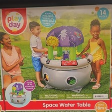 Play Day Space Water Table, 14 Pieces, 5.1 Gallon Capacity, Ages 18 Months  Up