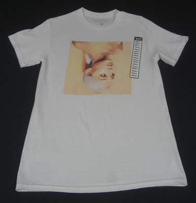 NWT ARIANA GRANDE SWEETNER TOUR 2018 2-SIDED WHITE SMALL T-SHIRT L487