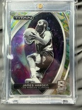 2023-24 Panini Spectra James Harden Titan International Neon Splatter /8