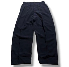 Comme Des Garcons 90S 2 Tuck Pants Navy Ad1990 Tanaka