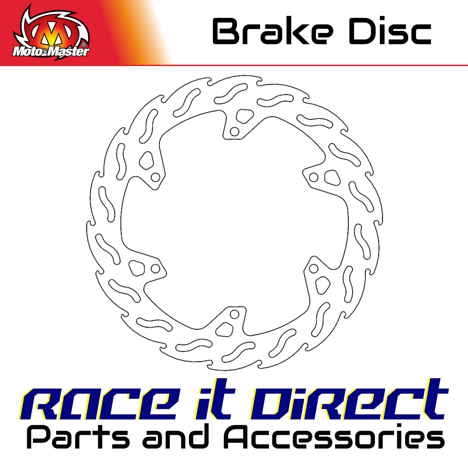 Brake Disc for YAMAHA YZF R125 2014-2016 Front Flame Fixed Disc MotoMaster