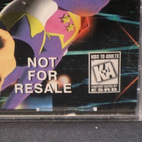 Nights Into Dreams Sega Saturn Not For Resale Version With Manual Untested