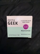 NEW derma GEEK Nourishing Facial Night Cream 3.5Niacinamide 1.7oz Discontinued  