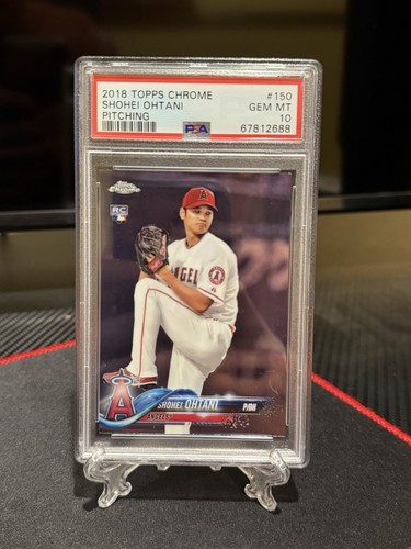 2018 Topps Chrome Shohei Ohtani RC Rookie #150 Angels PSA 10 GEM MINT GEM MINT