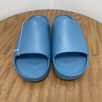 Nike Calm Slide Shoes Mens Smokey Blue Slip On Sandals FD4116-005 Multi Sizes