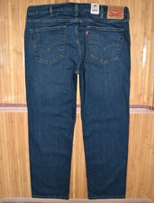 Levi's 559 Men's Jeans Relaxed Fit Straight Leg Eco-Ease Stretch Fit 38x30